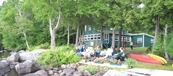 Lake Front Indian Lake Adirondack Camp w/ Boathouse, Sundeck & Boats