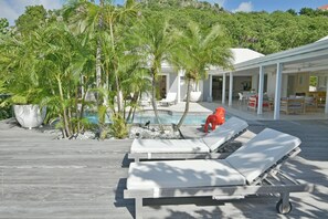 Una piscina riscaldata