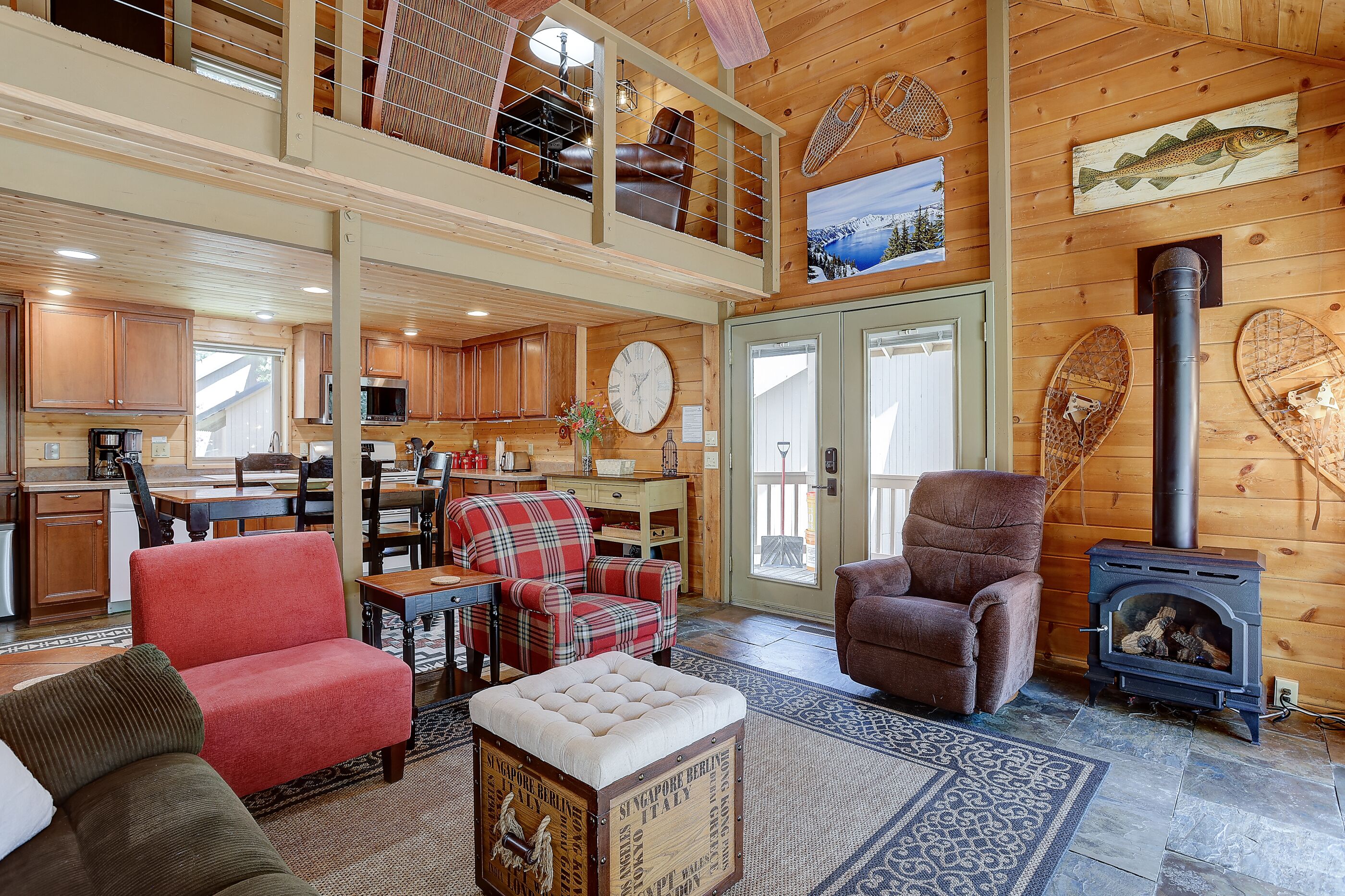 TV connectée, cheminée