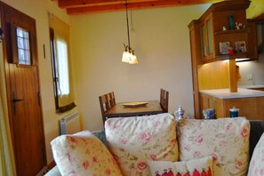 Televisie en een open haard