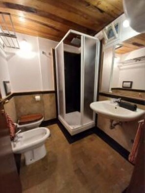 Shower, hair dryer, bathrobes, bidet - The Lake Loft (Anguillara Sabazia)