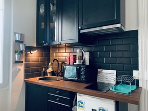 Private kitchen - Appartement 30m2 (Saint-Ouen-sur-Seine)