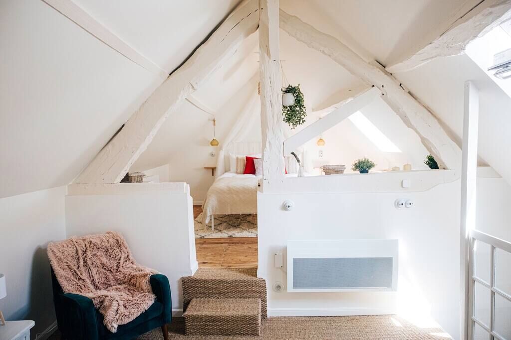 1 slaapkamer, een strijkplank/strijkijzer, wifi, beddengoed