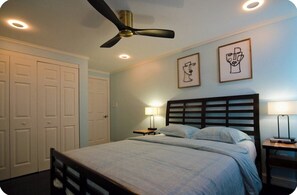 2 bedrooms, iron/ironing board