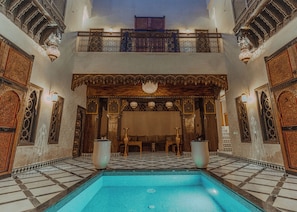 Living area - Riad Deluxe (Marrakech)