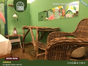 Standard Double Room | Individually decorated, desk, laptop workspace, free WiFi - Tribe Inn & Rooftop Lounge (San Rafael del Yuma)