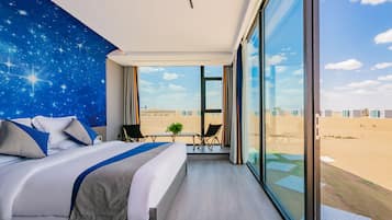 1 bedroom, premium bedding, individually decorated