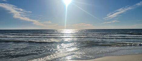 Sun loungers, beach towels