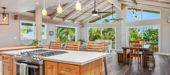 Blue Kauai Hale - peaceful, spacious, multi-level north shore home