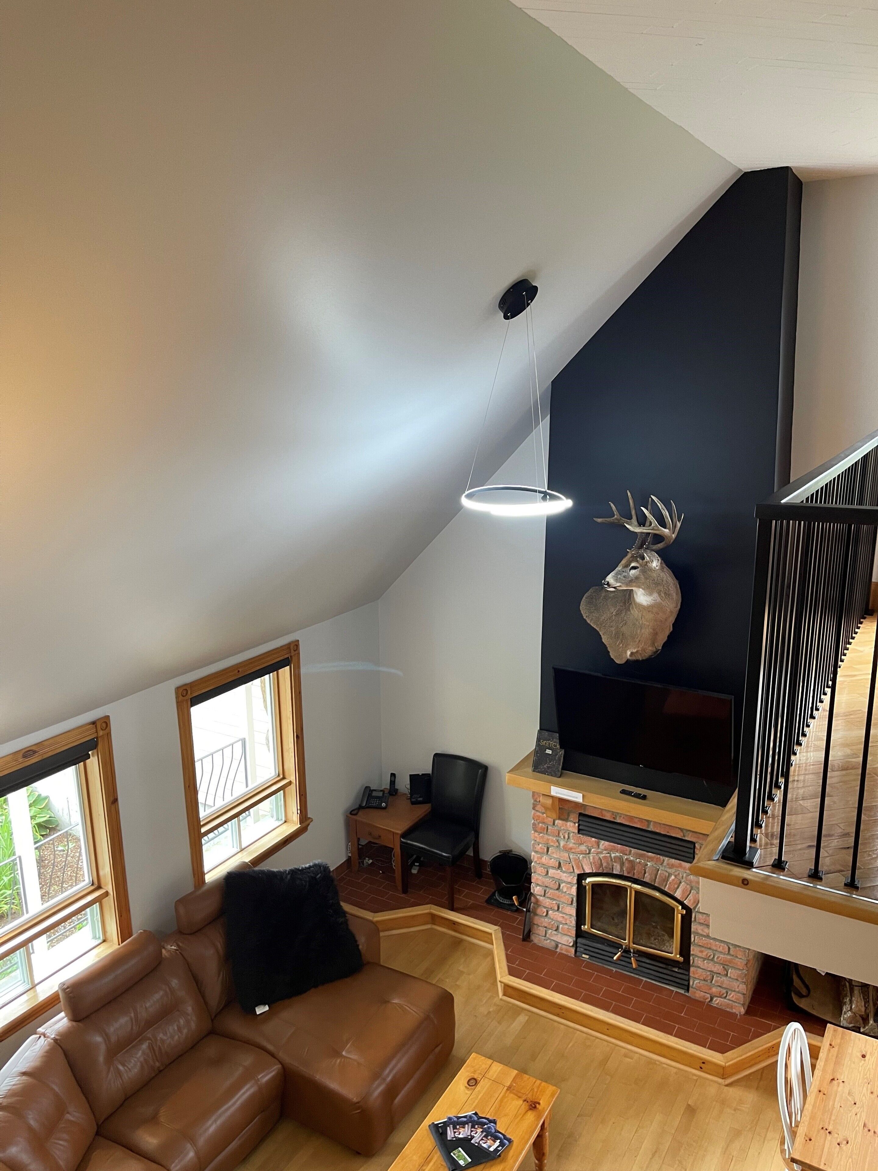 Smart TV, lareira, videogames