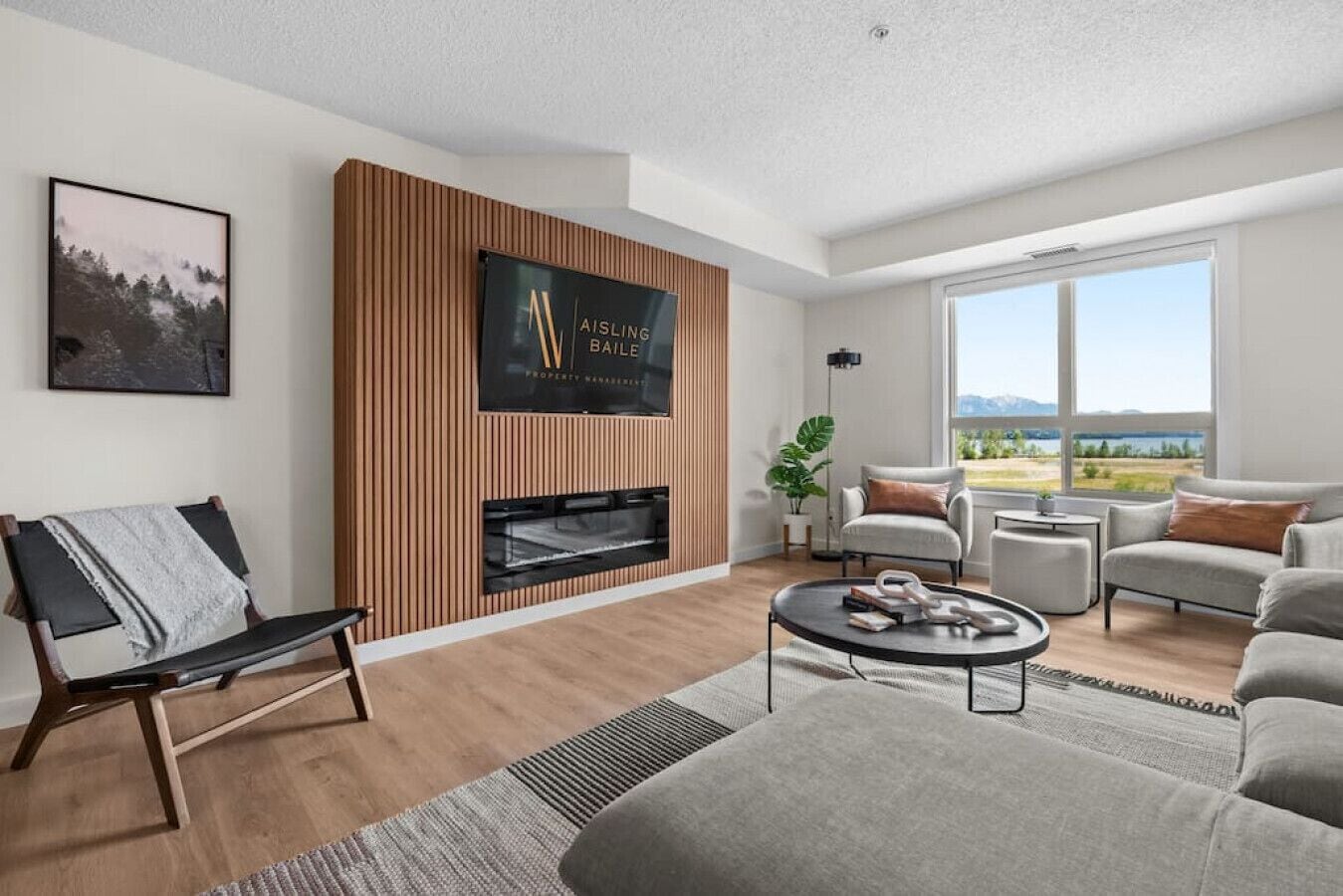 TV connectée, cheminée