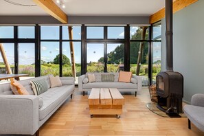 Cottage | Living area | LCD TV, fireplace, DVD player - Yorkshire Dales Lodge 4 Family (Richmond)