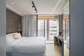 Apartamento | 1 quarto, Wi-Fi de cortesia, roupa de cama