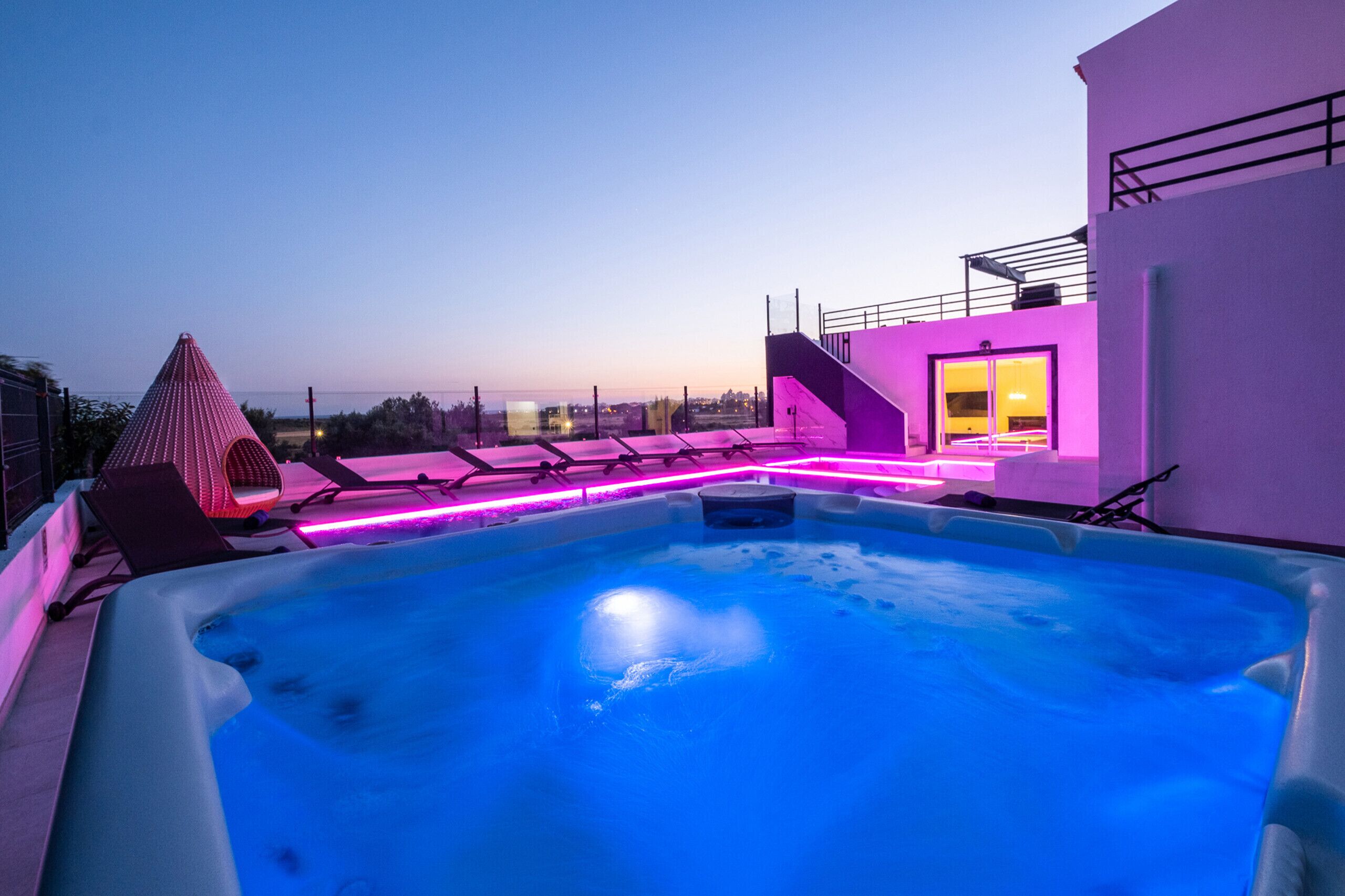 Una piscina climatizada