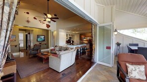 TV, offices - Exclusive Ocean View Penthouse l Grand Lanai, A/C (Koloa)