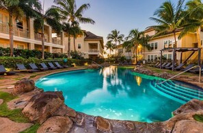 Pool - Exclusive Ocean View Penthouse l Grand Lanai, A/C (Koloa)