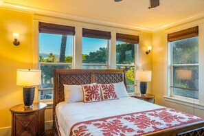 4 bedrooms, iron/ironing board, WiFi, bed sheets - Elegant Poolside Penthouse l Private Elevator (Koloa)