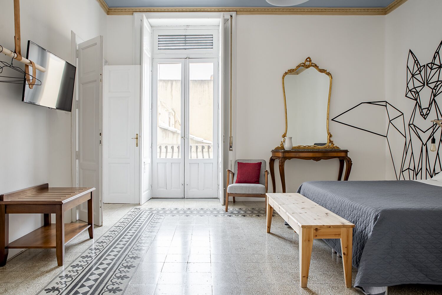 Appartamento Basic | 1 camera, una scrivania, ferro/asse da stiro, Wi-Fi gratuito