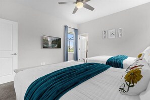 5 bedrooms, travel cot, WiFi, bed sheets