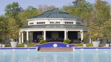 Indoor pool, outdoor pool