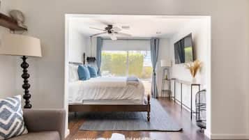 4 bedrooms, iron/ironing board, travel crib, WiFi