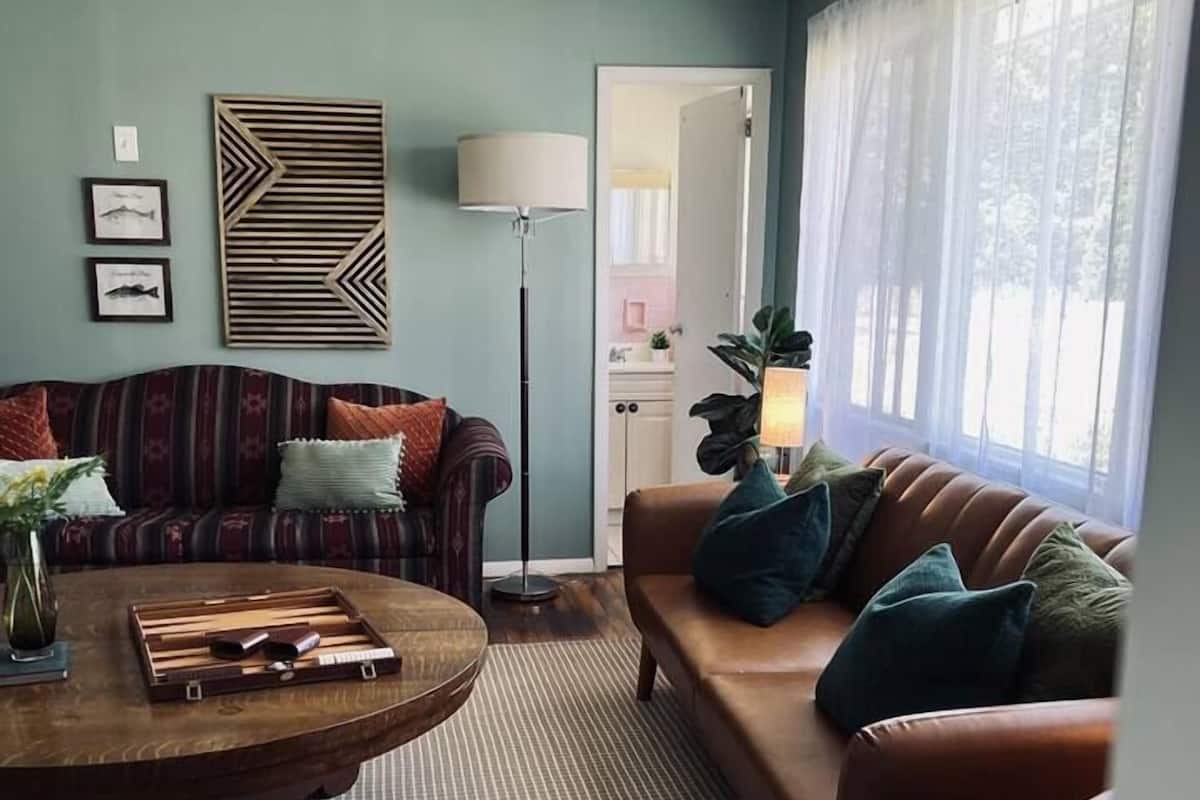 Premium-Chalet | 1 Schlafzimmer, individuell dekoriert, individuell eingerichtet