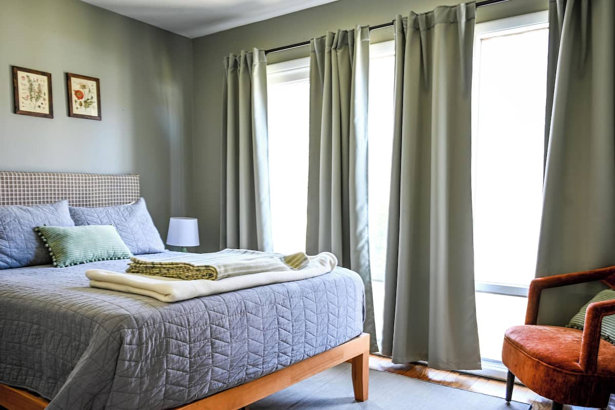 Premium-Chalet | 1 Schlafzimmer, individuell dekoriert, individuell eingerichtet