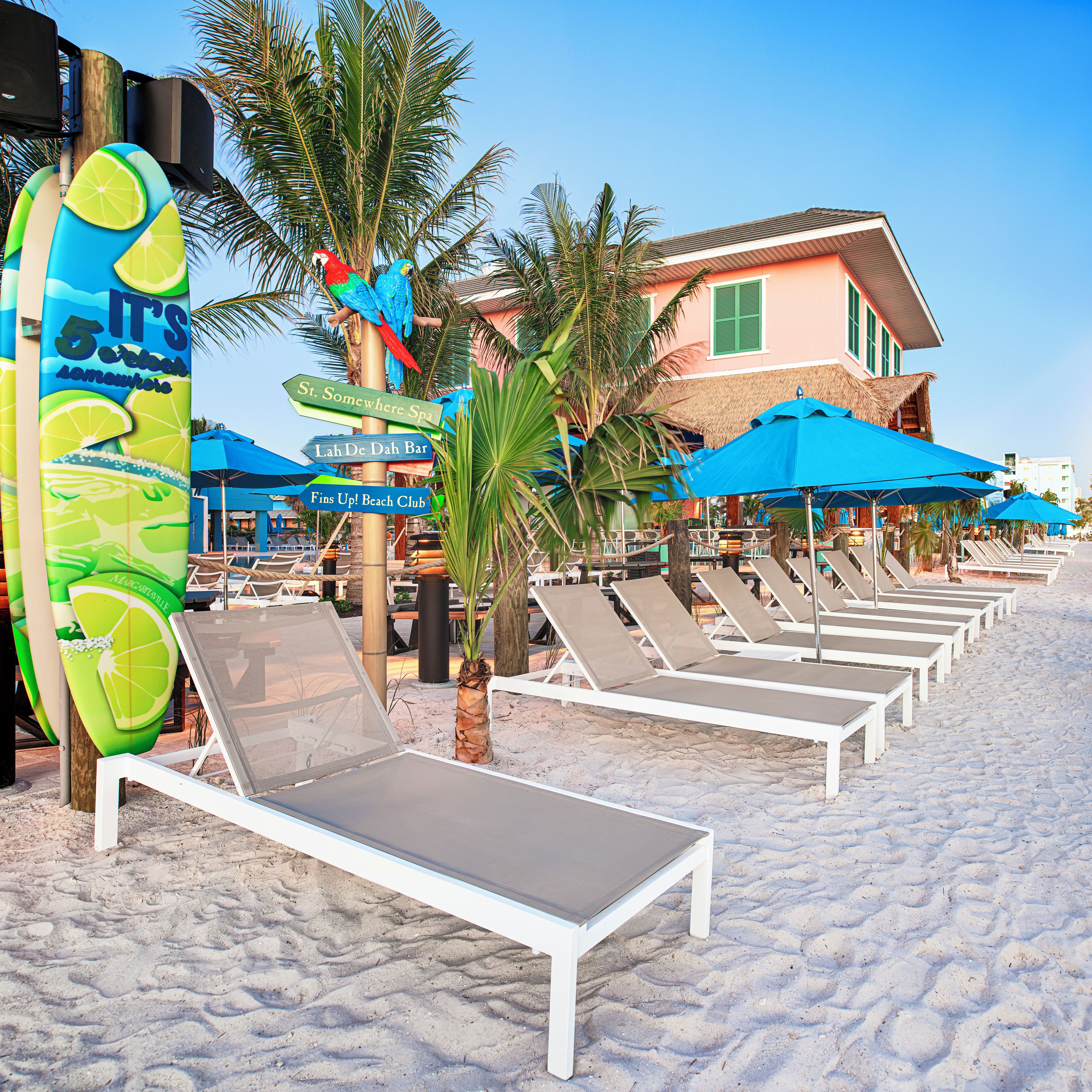 Plage, sable blanc, bar de plage