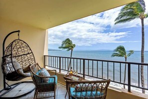 Terrace/patio - Sugar Beach Resort 518 (Kihei)