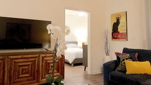 2 makuuhuonetta, silitysrauta/-lauta, Wi-Fi, vuodevaatteet