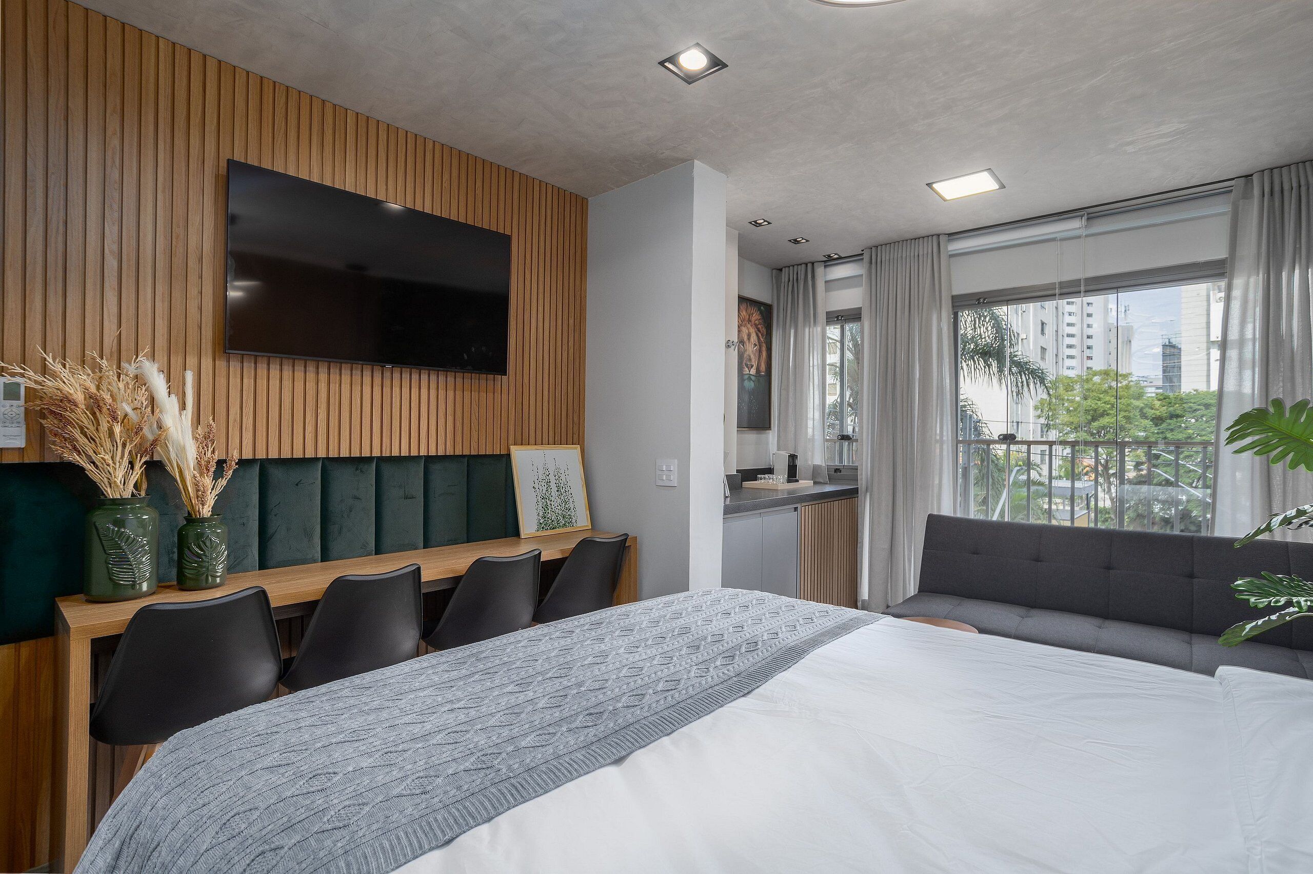 Departamento | 1 habitación, wifi gratis y decoración personalizada 