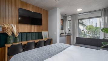 Departamento | 1 habitación, wifi gratis y decoración personalizada