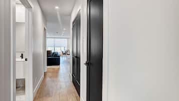 Premium Apartment | Living area | 30-inch LCD TV with digital channels, TV