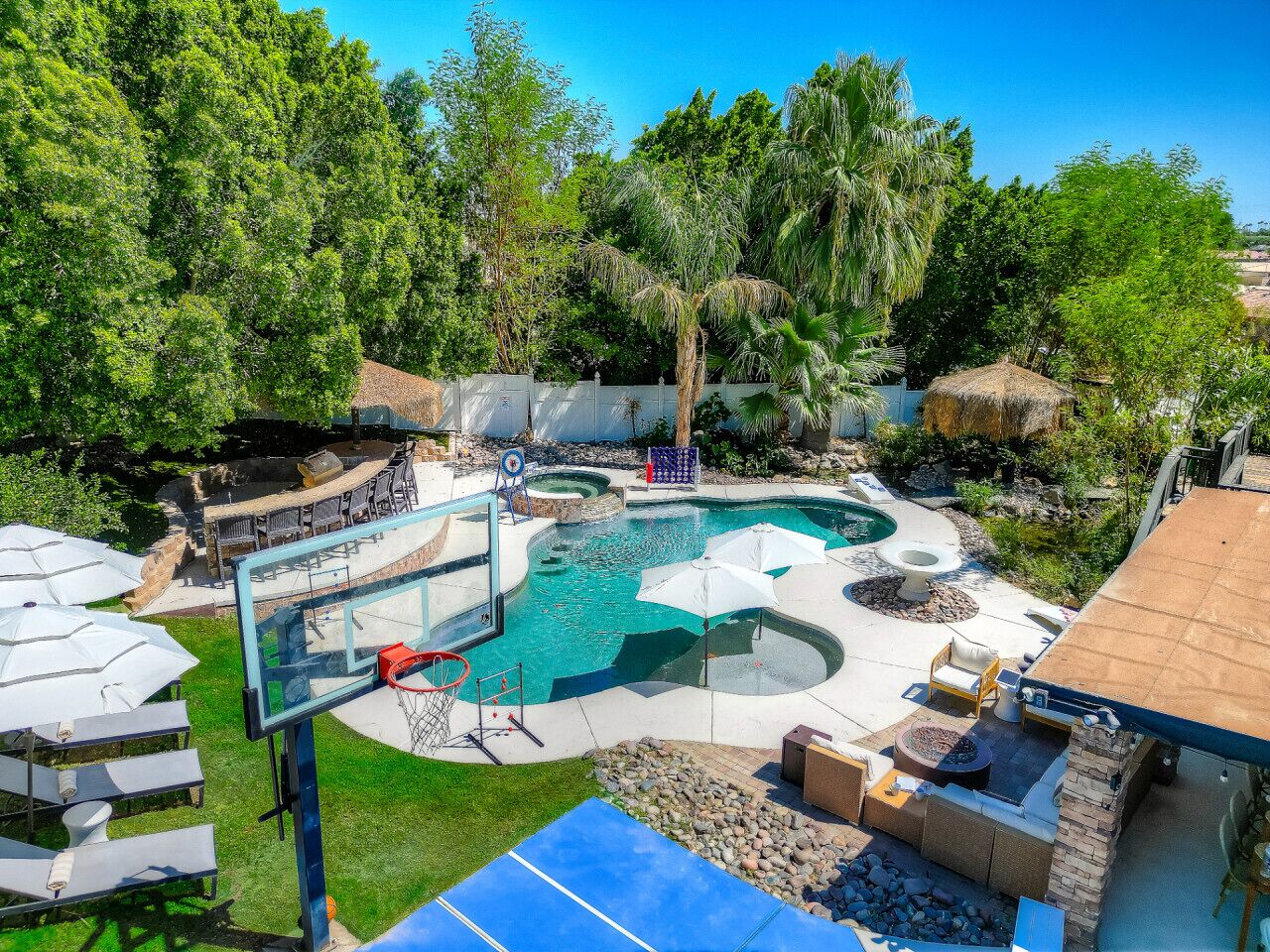 Alberca al aire libre 