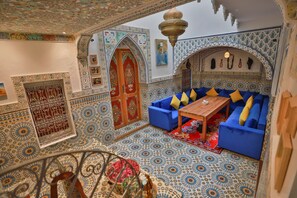Living area - Riad Moroccan Style  (Fes)