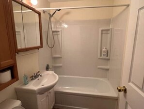 Hair dryer, towels, soap, shampoo - Riverside Waterfront on the Mississippi River (Pontoosuc)
