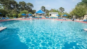 Piscina coperta, piscina all'aperto