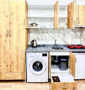1 habitación, caja de seguridad en la habitación y cortinas blackout