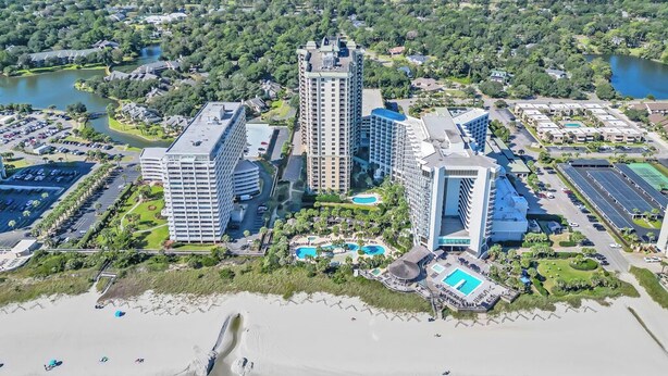 Exterior - Ocean view 3 BR/3BA condo!  Royale Palms 12th floor! Perfect for families! (Myrtle Beach)