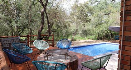 Beautiful modern home in the African bush, next to the Kruger National Park.