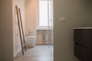Shower, hair dryer, bidet
