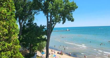 Luxe Lodges on Lake Erie ~ Emerald ~ Beach + Patio