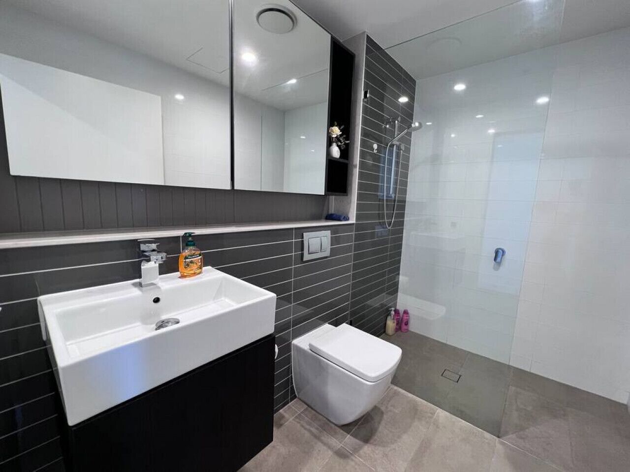 Hair dryer, towels