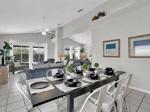 Dining - South Facing Pool & Spa- 2 Master Bedrooms (Clermont)