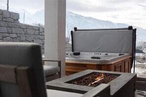 Bain à remous extérieur