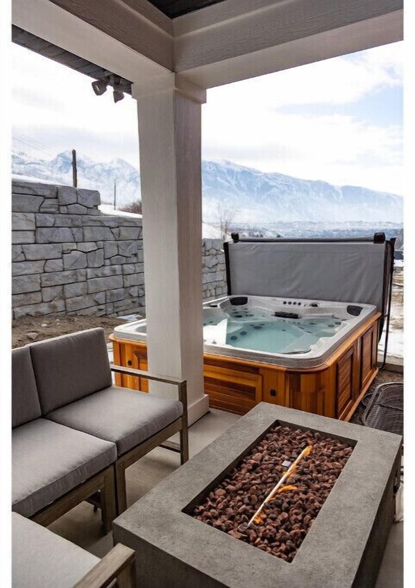 Bain à remous extérieur