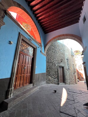 Voorkant van accommodatie