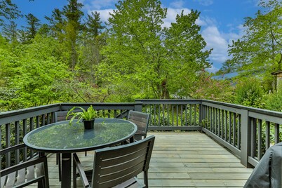 Mountain chic cottage in the center of Downtown Highlands!