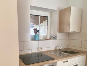 Kühlschrank, Ofen, Herdplatte, Geschirrspüler