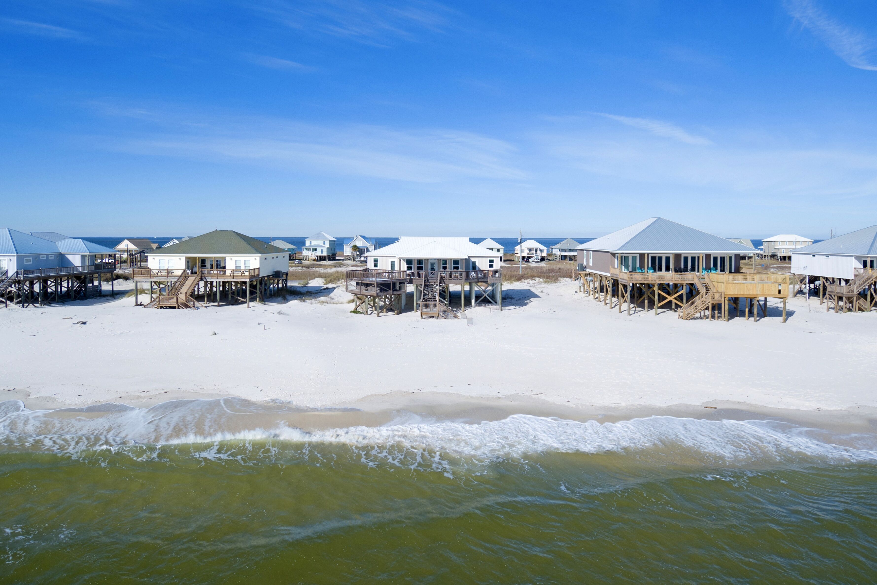 Accommodatie ligt op het strand